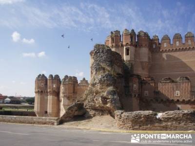 Coca - Ruta de castillos - Castillos Valladolid - Castillos Segovia - Castillo Coca; pueblos de la s